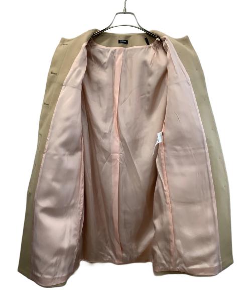 JIL SANDER NAVY（ジルサンダー ネイビー）JIL SANDER NAVY (ジルサンダー ネイビー) ノーカラーコート ベージュ サイズ:Sの古着・服飾アイテム