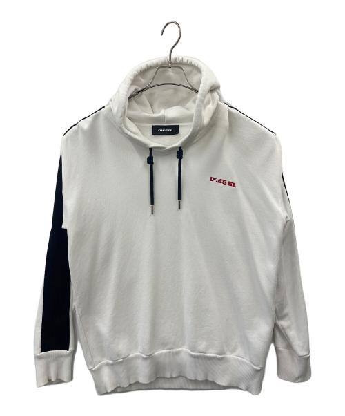 DIESEL（ディーゼル）DIESEL (ディーゼル) DIESEL　パーカー ホワイト サイズ:Sの古着・服飾アイテム