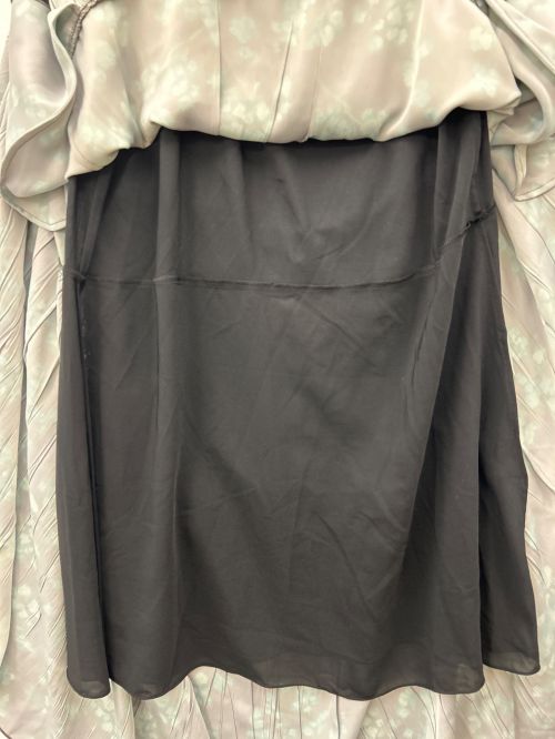 theory project（セオリープロジェクト）theory project (セオリープロジェクト) ノースリーブワンピース ブラウン×グリーン サイズ:2の古着・服飾アイテム