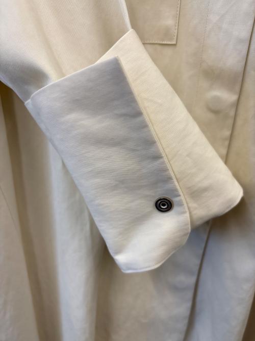 R'IAM-Plage（リアムプラージュ）R'IAM-Plage (リアムプラージュ) R'IAM-PLAGE ノーカラーコート アイボリー サイズ:36の古着・服飾アイテム