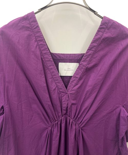 mala KALANCHOE（マーラ カランコエ）mala KALANCHOE (マーラ カランコエ) ブラウスワンピース パープル サイズ:記載なしの古着・服飾アイテム