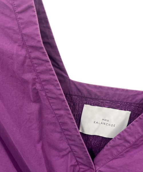mala KALANCHOE（マーラ カランコエ）mala KALANCHOE (マーラ カランコエ) ブラウスワンピース パープル サイズ:記載なしの古着・服飾アイテム
