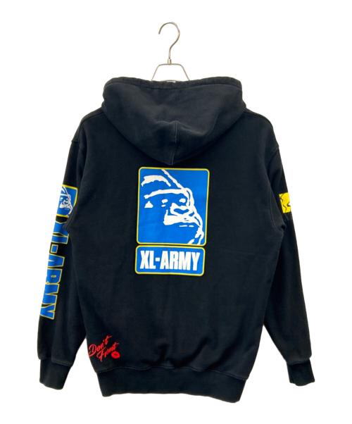 X-LARGE（エクストララージ）X-LARGE (エクストララージ) X-LARGE 20AW プルオーバーパーカー ブラック サイズ:XLの古着・服飾アイテム