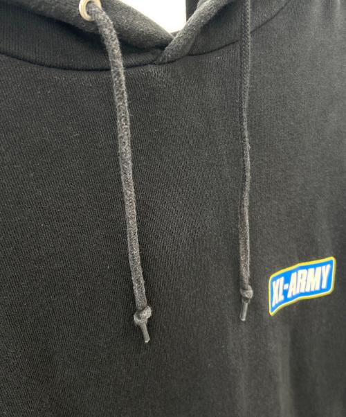 X-LARGE（エクストララージ）X-LARGE (エクストララージ) X-LARGE 20AW プルオーバーパーカー ブラック サイズ:XLの古着・服飾アイテム