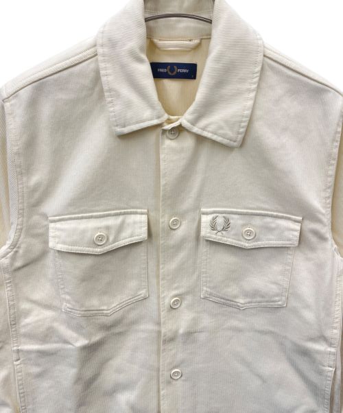 FRED PERRY（フレッドペリー）FRED PERRY (フレッドペリー) ベッドフォードコードオーバーシャツ ブラウン サイズ:Sの古着・服飾アイテム