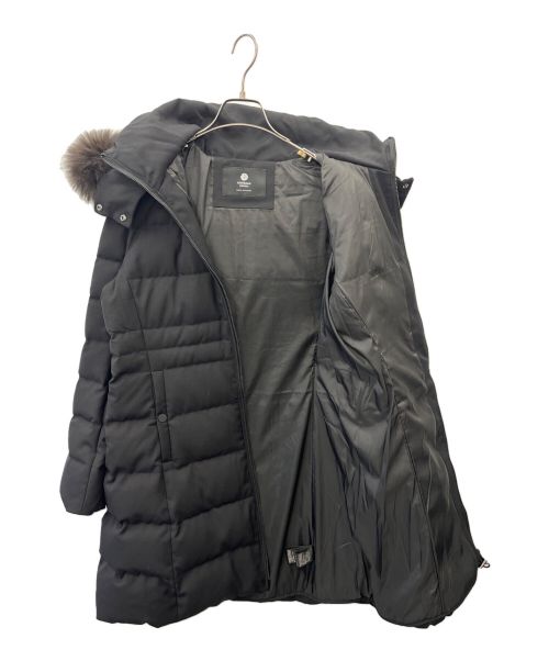 nano・universe（ナノ・ユニバース）nano・universe (ナノ・ユニバース) NISHIKAWA (ニシカワ) サージロングダウン ブラック サイズ:Lの古着・服飾アイテム