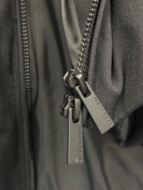 nano・universe（ナノ・ユニバース）nano・universe (ナノ・ユニバース) NISHIKAWA (ニシカワ) サージロングダウン ブラック サイズ:Lの古着・服飾アイテム