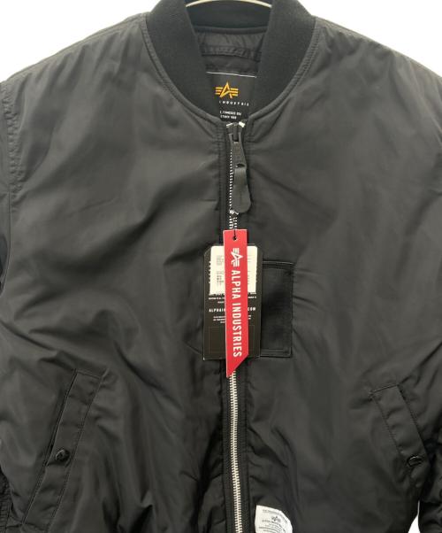 ALPHA（アルファ）ALPHA (アルファ) ALPHA  MA-1ジャケット ブラック サイズ:Mの古着・服飾アイテム