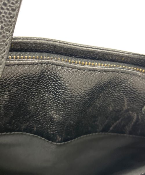 CHANEL（シャネル）CHANEL (シャネル) ロゴトートバッグ ブラックの古着・服飾アイテム