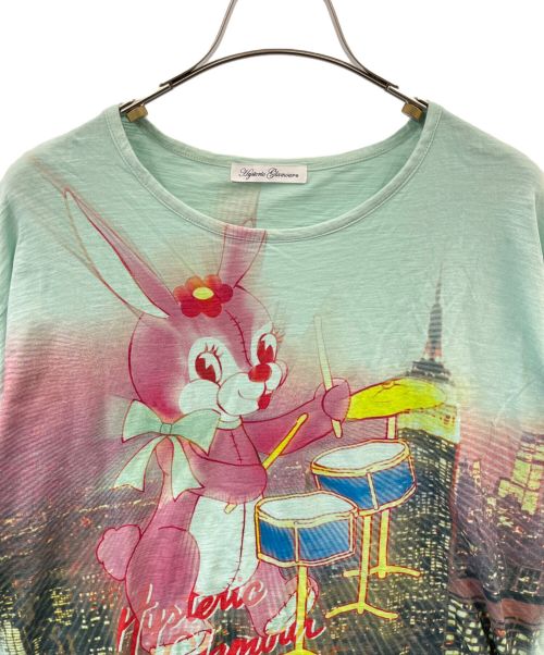 Hysteric Glamour（ヒステリックグラマー）Hysteric Glamour (ヒステリックグラマー) カットソー ブルー サイズ:FREEの古着・服飾アイテム