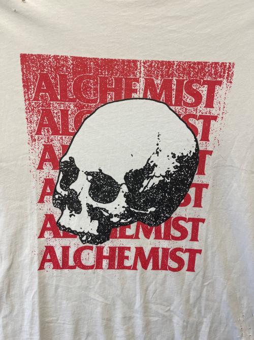 ALCHEMIST（アルケミスト）ALCHEMIST (アルケミスト) ALCHEMIST クラッシュ加工Tシャツ アイボリー サイズ:XLの古着・服飾アイテム