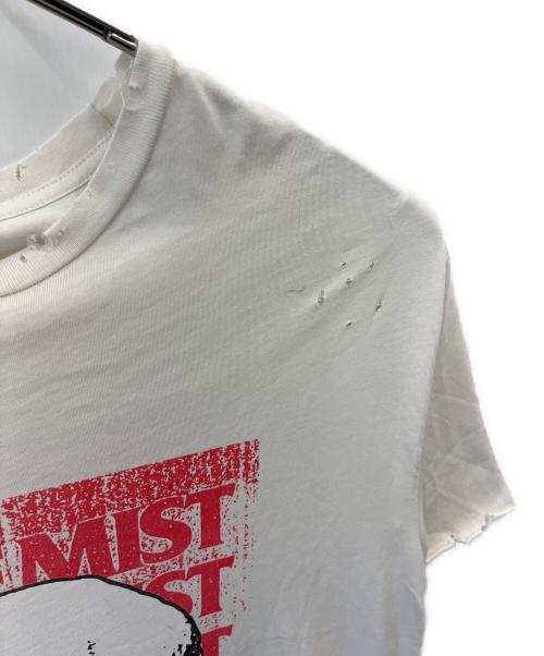 ALCHEMIST（アルケミスト）ALCHEMIST (アルケミスト) ALCHEMIST クラッシュ加工Tシャツ アイボリー サイズ:XLの古着・服飾アイテム