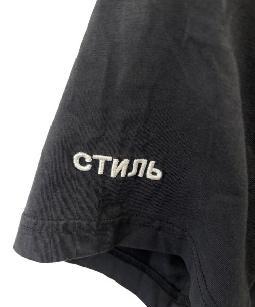 HERON PRESTON（ヘロンプレストン）HERON PRESTON (ヘロンプレストン) HERON PRESTON　半袖カットソー ブラック サイズ:Lの古着・服飾アイテム