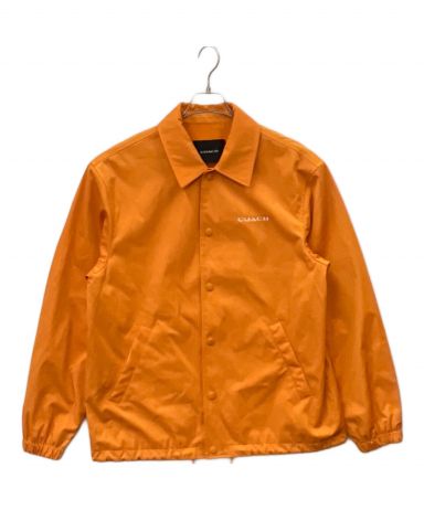COACH　スプリングコート　オレンジ rehacer : Wide Curve Coach Jacket / ワイドカーヴコーチジャケット