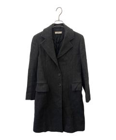 中古・古着通販】PRADA (プラダ) ナイロンジップロングコート ブラック