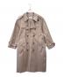 RANDEBOO（ランデブー）の古着「RANDEBOO　トレンチコート」｜ピンク