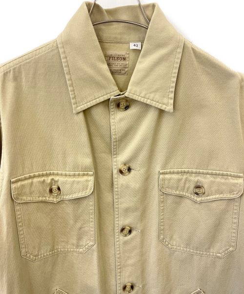C.C. Filson（フィルソン）C.C. Filson (フィルソン) カバーオール ベージュ サイズ:42の古着・服飾アイテム