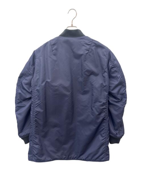 HOUSTON（ヒューストン）HOUSTON (ヒューストン) HOUSTON　リバーシブルMA-1ジャケット ネイビー×ブラウン サイズ:Ｍの古着・服飾アイテム