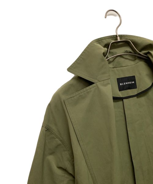 BLENHEIM（ブレンヘイム）BLENHEIM (ブレンヘイム) オーバーサイズスリットトレンチコート グリーン サイズ:Sの古着・服飾アイテム