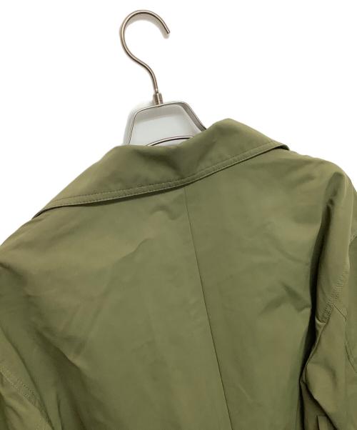 BLENHEIM（ブレンヘイム）BLENHEIM (ブレンヘイム) オーバーサイズスリットトレンチコート グリーン サイズ:Sの古着・服飾アイテム