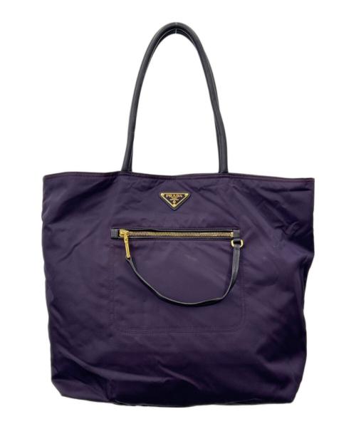 PRADA（プラダ）PRADA (プラダ) PRADA BN1825 ナイロンバッグ パープルの古着・服飾アイテム
