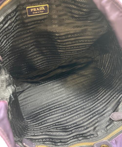 PRADA（プラダ）PRADA (プラダ) PRADA BN1825 ナイロンバッグ パープルの古着・服飾アイテム