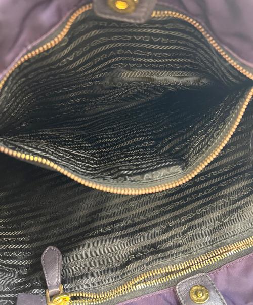 PRADA（プラダ）PRADA (プラダ) PRADA BN1825 ナイロンバッグ パープルの古着・服飾アイテム