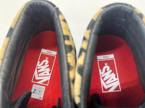 VANS（ヴァンズ）VANS (バンズ) Supreme (シュプリーム) VANS× Supreme ハイカットスニーカー ブラック×ブラウン サイズ:27.0の古着・服飾アイテム
