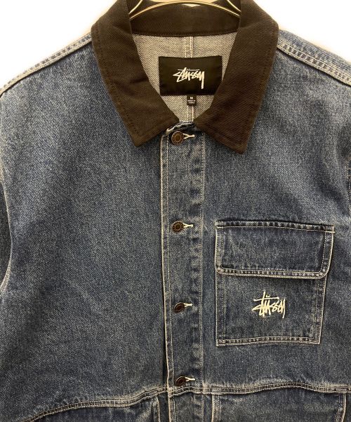 stussy（ステューシー）stussy (ステューシー) カバーオール インディゴ サイズ:Mの古着・服飾アイテム