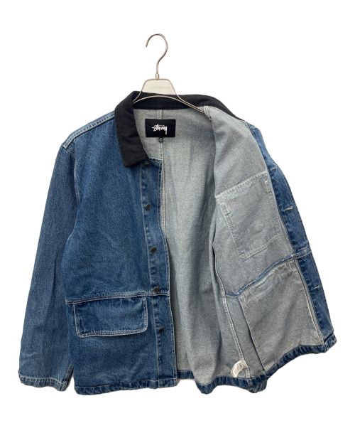 stussy（ステューシー）stussy (ステューシー) カバーオール インディゴ サイズ:Mの古着・服飾アイテム