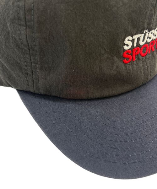 stussy（ステューシー）stussy (ステューシー) キャップ ネイビー×グレー サイズ:記載なしの古着・服飾アイテム