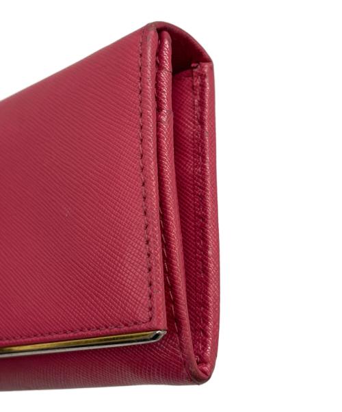 PRADA（プラダ）PRADA (プラダ) PRADA　1M1132　長財布 ピンクの古着・服飾アイテム