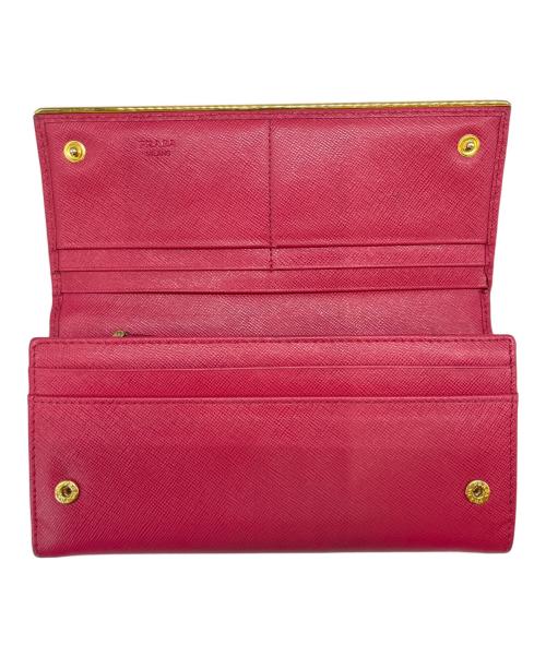 PRADA（プラダ）PRADA (プラダ) PRADA　1M1132　長財布 ピンクの古着・服飾アイテム