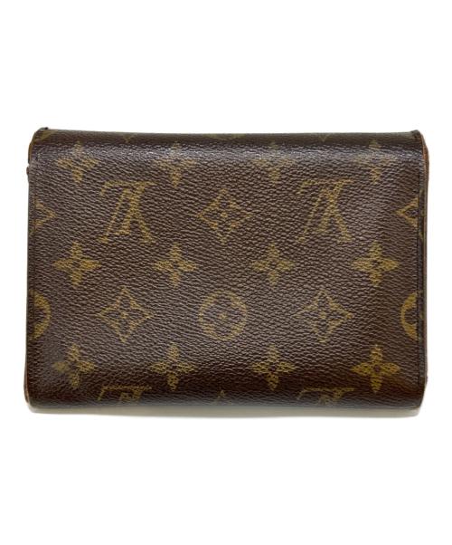 LOUIS VUITTON（ルイ ヴィトン）LOUIS VUITTON (ルイ ヴィトン) ポルトトレゾール エテュイパピエ　モノグラム　M61202　3つ折り財布 ブラウンの古着・服飾アイテム