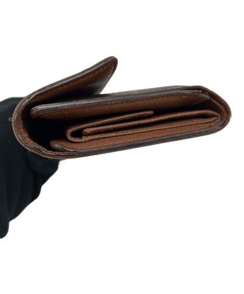 LOUIS VUITTON（ルイ ヴィトン）LOUIS VUITTON (ルイ ヴィトン) ポルトトレゾール エテュイパピエ　モノグラム　M61202　3つ折り財布 ブラウンの古着・服飾アイテム