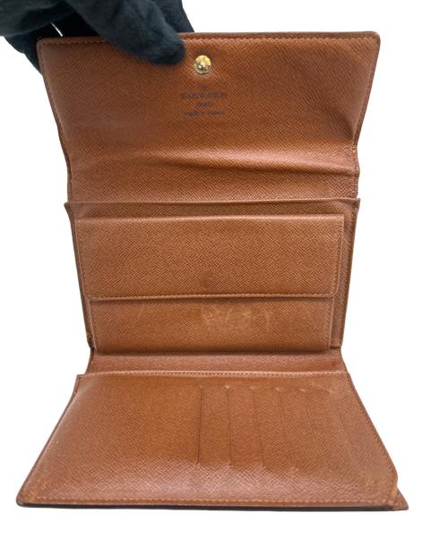LOUIS VUITTON（ルイ ヴィトン）LOUIS VUITTON (ルイ ヴィトン) ポルトトレゾール エテュイパピエ　モノグラム　M61202　3つ折り財布 ブラウンの古着・服飾アイテム