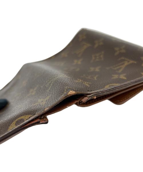 LOUIS VUITTON（ルイ ヴィトン）LOUIS VUITTON (ルイ ヴィトン) ポルトトレゾール エテュイパピエ　モノグラム　M61202　3つ折り財布 ブラウンの古着・服飾アイテム