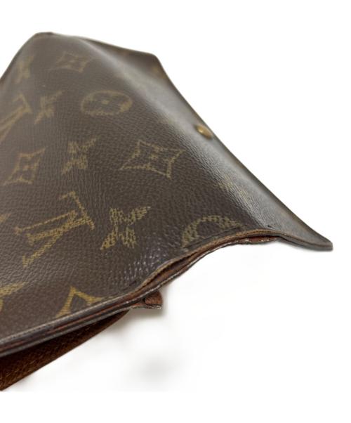 LOUIS VUITTON（ルイ ヴィトン）LOUIS VUITTON (ルイ ヴィトン) ポルトトレゾール エテュイパピエ　モノグラム　M61202　3つ折り財布 ブラウンの古着・服飾アイテム