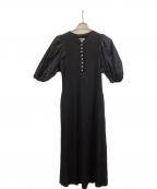 Adam et Ropeアダム エ ロペ）の古着「切替ワンピース」｜ブラック
