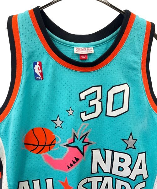 MITCHELL & NESS（ミッチェルアンドネス）MITCHELL & NESS (ミッチェルアンドネス) ゲームシャツ ブルー サイズ:Lの古着・服飾アイテム