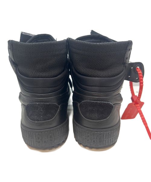 OFFWHITE（オフホワイト）OFFWHITE (オフホワイト) ハイカットスニーカー ブラック サイズ:41の古着・服飾アイテム