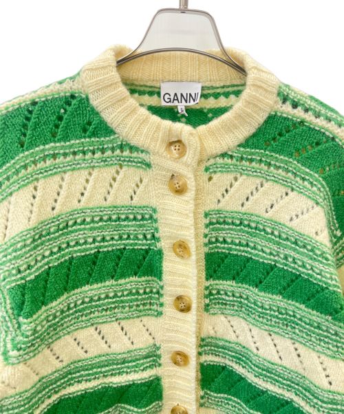GANNI（ガニー）Ganni (ガニー) カーディガン グリーン サイズ:Sの古着・服飾アイテム
