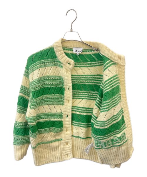 GANNI（ガニー）Ganni (ガニー) カーディガン グリーン サイズ:Sの古着・服飾アイテム