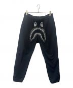 A BATHING APEア ベイシング エイプ）の古着「シャークスウェットパンツ」｜ブラック