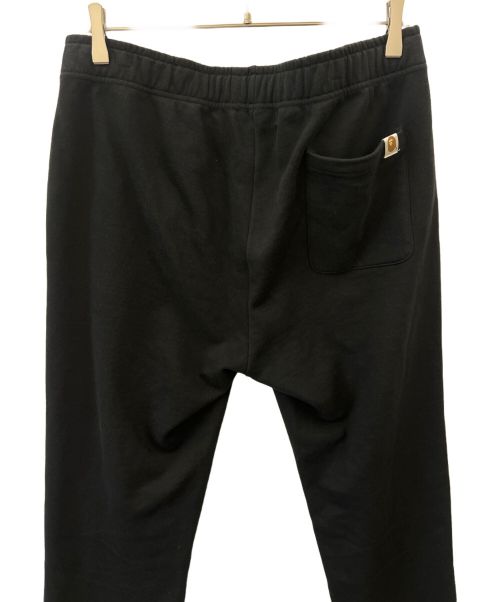 A BATHING APE（ア ベイシング エイプ）A BATHING APE (アベイシングエイプ) シャークスウェットパンツ ブラック サイズ:XLの古着・服飾アイテム