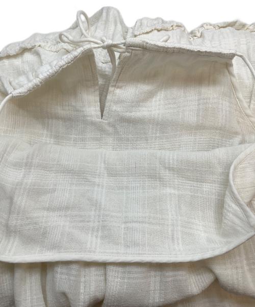 freada（フリーダ）freada (フリーダ) キャミソールワンピース ホワイト サイズ:Fの古着・服飾アイテム