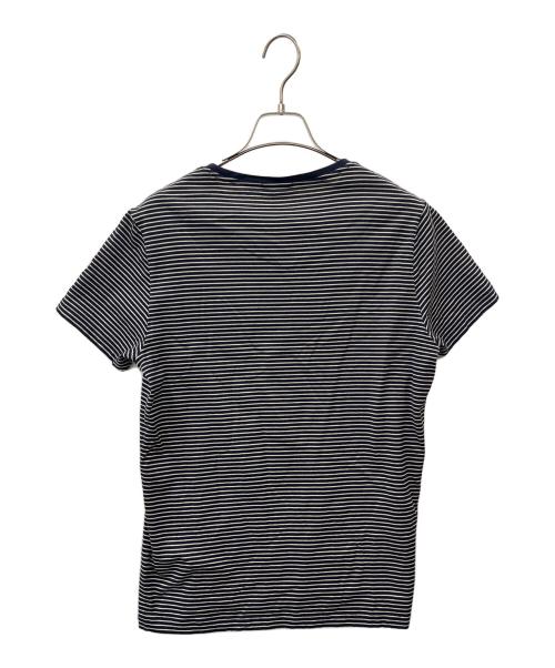 MONCLER（モンクレール）MONCLER (モンクレール) ボーダーカットソー ネイビー サイズ:Mの古着・服飾アイテム