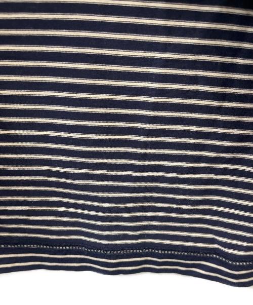 MONCLER（モンクレール）MONCLER (モンクレール) ボーダーカットソー ネイビー サイズ:Mの古着・服飾アイテム