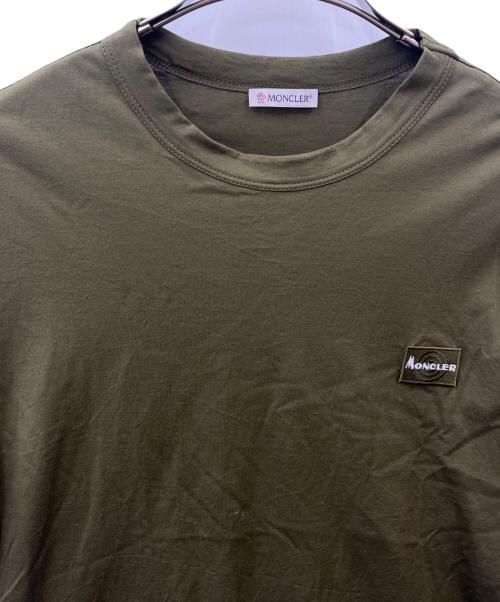 MONCLER（モンクレール）MONCLER (モンクレール) 半袖カットソー グリーン サイズ:Mの古着・服飾アイテム