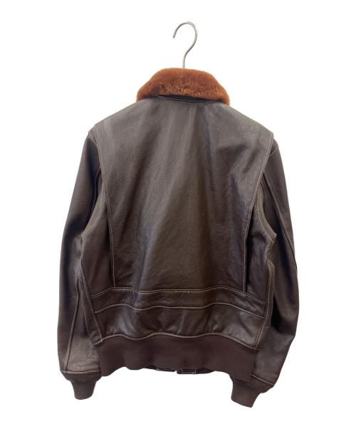 MORGAN PRODUCTS（モーガン プロダクツ）MORGAN PRODUCTS (モーガン プロダクツ) G-1フライトジャケット ブラウン サイズ:38の古着・服飾アイテム